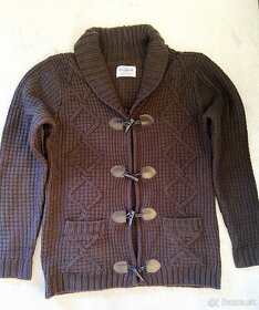 Pánsky pletený sveter zn. Pull & Bear - veľ. L - TOP STAV - 4