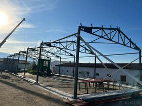 OCEĽOVÁ KONŠTRUKCIA HALY - MONTOVANÁ HALA 10x36x6m - 4