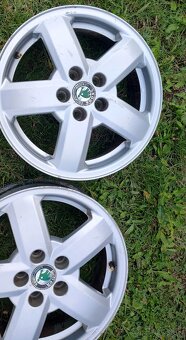 Alu kola 5x100 R15 Škoda - 4