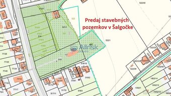 Predpredaj stavebných pozemkov v obci Šalgočka. Pozemok čísl - 4