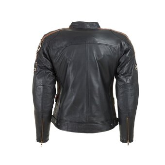 Dámska kožená moto bunda W-TEC Sheawen Lady Black, veľkosť X - 4