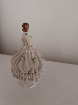 Krásna starožitná porcelánová balerína - 4