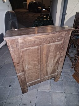 27 - Predám vidiecku skrinka z dubového masívu - 4