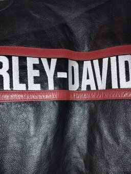 Moto Nová Kožená Bunda Harley Davidson - 4