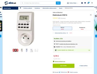 časovače do zásuvky. (Inteligentná zásuvka Elektrobock) - 4