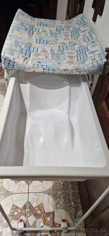 Retro prebaľovacia komoda,stolík s vaničkou - 4