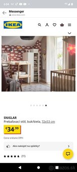 Prebaľovací stôl pre bábätká +hračky a obleč.zadarmo - 4