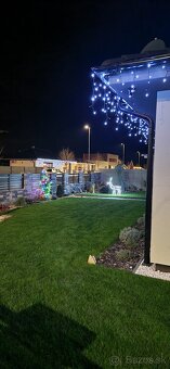 Predám profi.LED Osvet. flash efect studená biela 18,5m. - 4