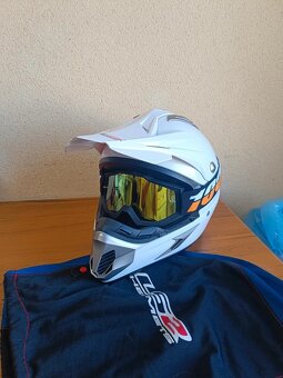 Predám LS2 MX433 prilbu s novými okuliarmi - 4
