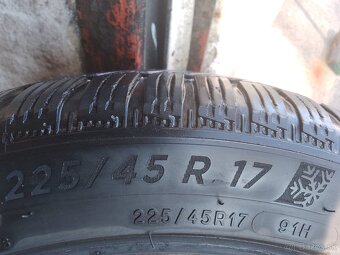2x zimné pneumatiky Michelin 225/45 r17 - 4