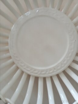 Porcelánový biely košík - 4