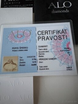 Diamantovy prsten ALO - 4