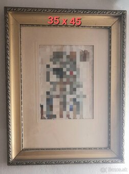 Rámy na obrazy - starožitné - 4