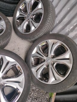4ks alu disky orig. Hyundai 5x114,3 R17 225/45 R17+snimače - 4
