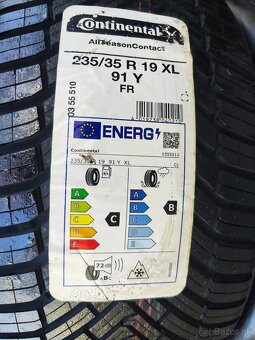 Celoročné pneu = 235/35 R19 XL =CONTINENTAL= NOVÉ - 4