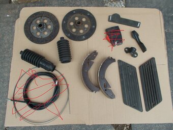 Predam pre skoda 100-110 motor kurenia chrom puklice brzdy - 4