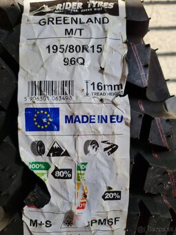 Pneumatika  Rider Tyres  Greenland M/T 195/80R15 - 4