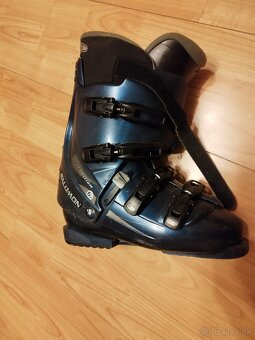 Lyže Fischer+lyžiarky Salomon - 4