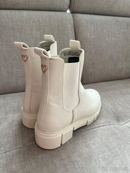 Dámske topánky Marco Tozzi, veľkosť 37, farba krémová/béžová - 4