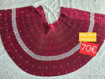 Stary kroj ROZNE SUKNE PLISOVANÉ - 4