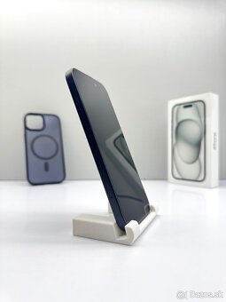 iPhone 15 BLACK 128GB TOP STAV AKO NOVÝ ORIGINÁL - 4