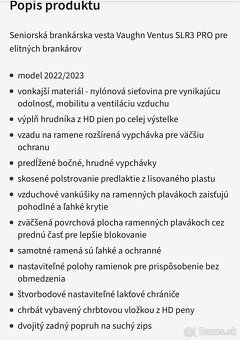 Brankárska vesta - 4
