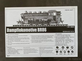 1/35 Dampflokomotive BR 86 (Trumpeter) + doplnky Eduard - 4