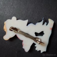 Starožitné Plastové brošňe - 4