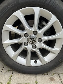 Disky 6,5J 5X112 letné 205/55 R16 Continental - 4