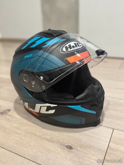 Prilba HJC sport Edition velkosť M + SENA interkom - 4