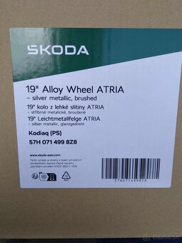 19" alu ŠKODA KODIAQ originál + zimné pneu. - 4