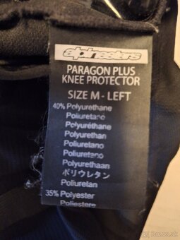 Pouzite Alpinestars PARAGON PLUS chranice kolien - 4