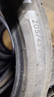 Letné pneu 205/45 R17 - 4