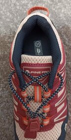 Dievčenské trekové topánky Alpine pro - veľkosť 31 - 4
