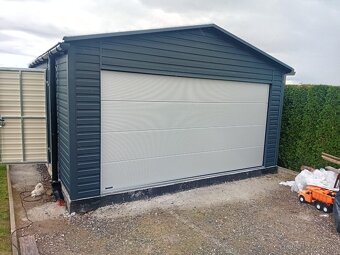 Plechová garáž 5x6m - 4