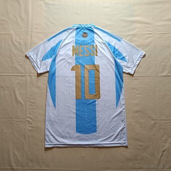 Lionel Messi #10 futbalový dres Argentína 2022 M - 4