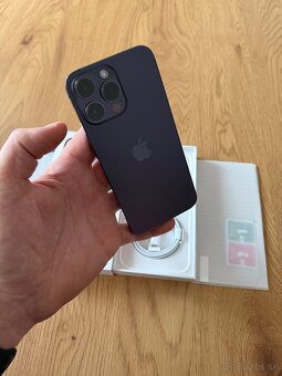 iPhone 14 Pro Max 128 gb Deep Purple v záruke +prislušenstvo - 4