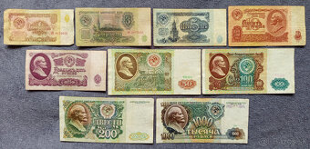 Ruské ( CCCP, ZSSR ) bankovky - 4