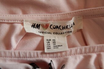 Bledo ružový body top, H&M x Coachella - 4