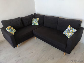 Rohový rozkladací gauč tvar L ľavá (220x175) - 4