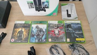 Xbox 360 Slim 250GB + 4 originálne hry - 4