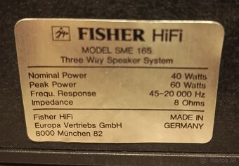 FISHER HI-FI SME -165 🎧👍🎧 - 4