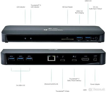 I-TEC Thunderbolt 3 Dual 4K Docking Station+USB-C to Display - 4