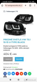 Predné svetlá VW caravelle T5.1 - 4