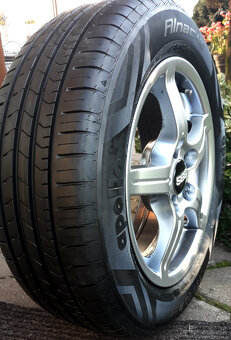 alu R15 5x110, Opel Astra, (+pneu 195/60, takmer NOVÉ) - 4