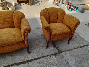 predám gauč a kreslá, taburetky - 4