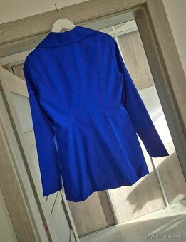 Modrý prechodný kabátik/sako v. 38/40 - 4