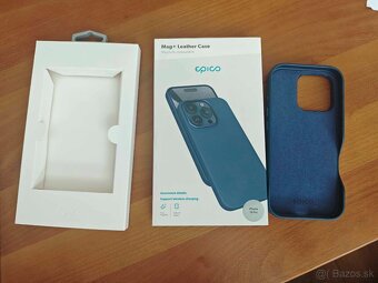 iPhone 16 Pro Epico Mag+ kožený kryt– modrý - 4