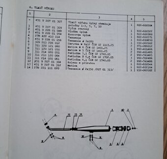 Katalóg náhradných dielov Jawa moped typ 207.500 - 4