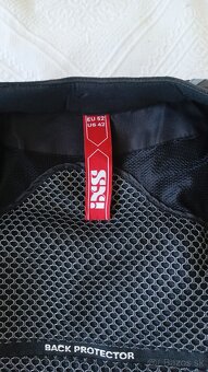 moto bunda IXS textil / koza velkost 52 - 4